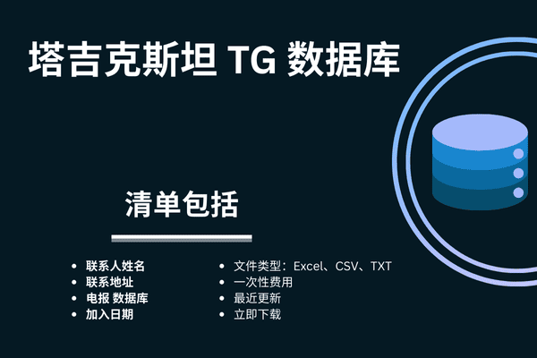 塔吉克斯坦 TG 数据库
