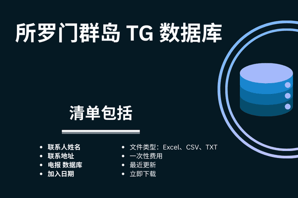 所罗门群岛 TG 数据库